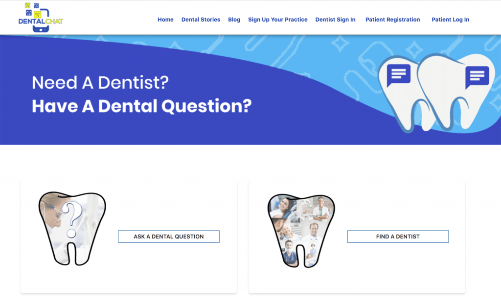 See your dentist – online!
